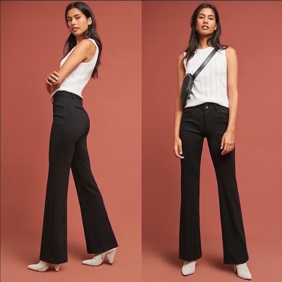 Anthropologie NWT the Essential Ponte Trousers 14 - Picture 2 of 8